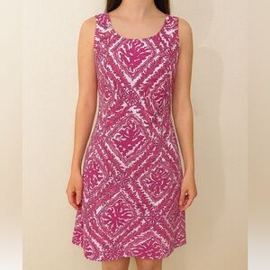 Lilly Pulitzer Pink and White Patterned Dress